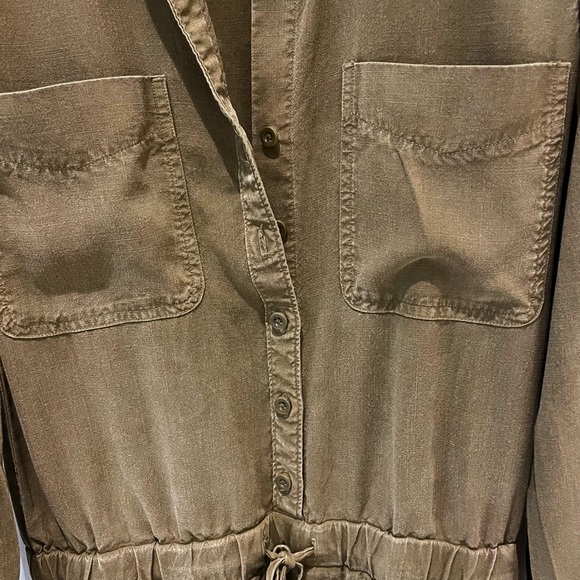 Bella Dahl olive green jumpsuit size XS - Picture 3 of 4